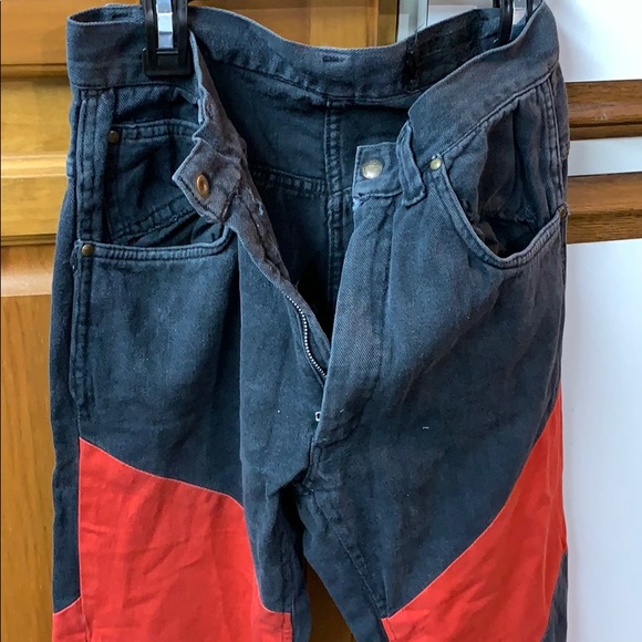 Nice vintage riders red and black denim jeans - Picture 1 of 16